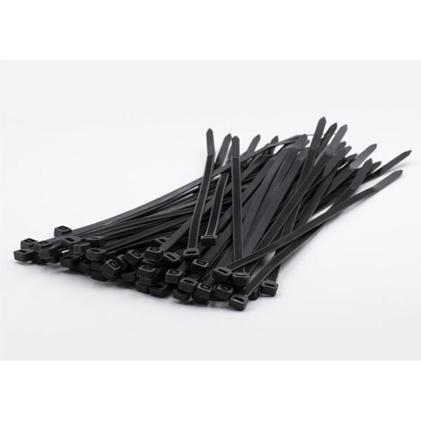 ABRACADEIRA DE NYLON PRETA 100PC 300 X 7,6MM FERRARI