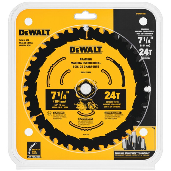LAMINA P/SERRA CIRCULAR 7.1/4 60D DEWALT - Imagem 2
