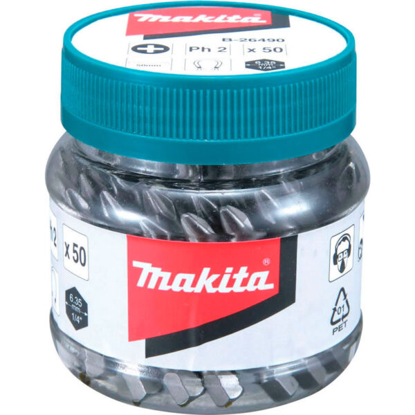BITS PH2-50MM C/ PONTA PH MAKITA B-26490