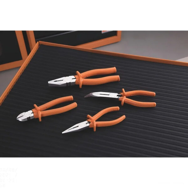 ALICATE MEIA CANA 8 BICO LONGO RETO CRV CABO EM PVC ISOLADO TRAMONTINA 44004182 - Imagem 2