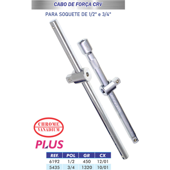 CABO DE FORCA CRV P/ SOQUETE 3/4 LOTUS 5005435