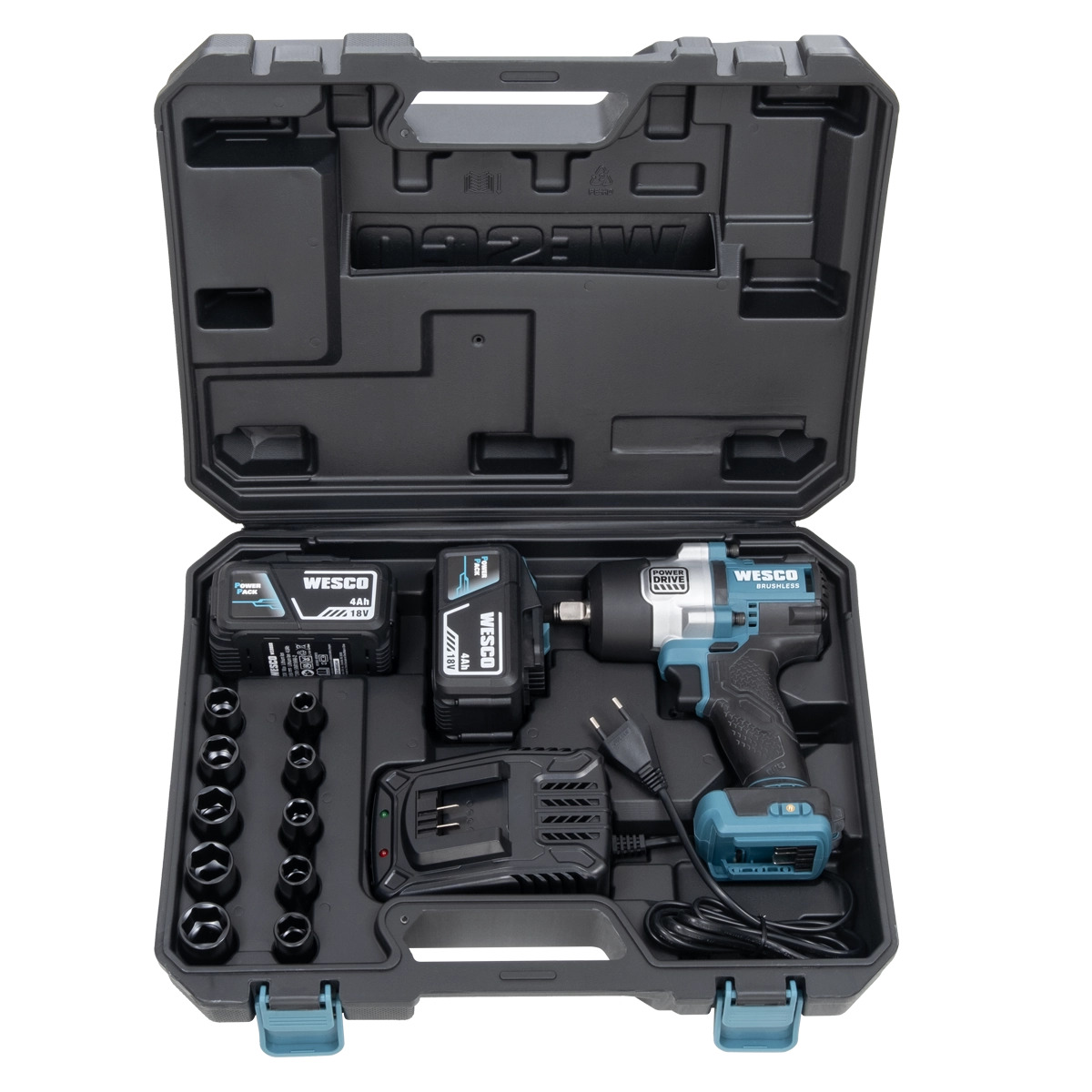 CHAVE DE IMPACTO 1/2 BRUSHLESS WESCO WS2392K2 - Imagem 2