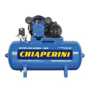 COMPRESSOR AR 10PES BLUE 110L 2HP 110/220V CHIAPERINI 24249