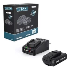 KIT CARREGADOR E BATERIA LITIO WS1105 WESCO