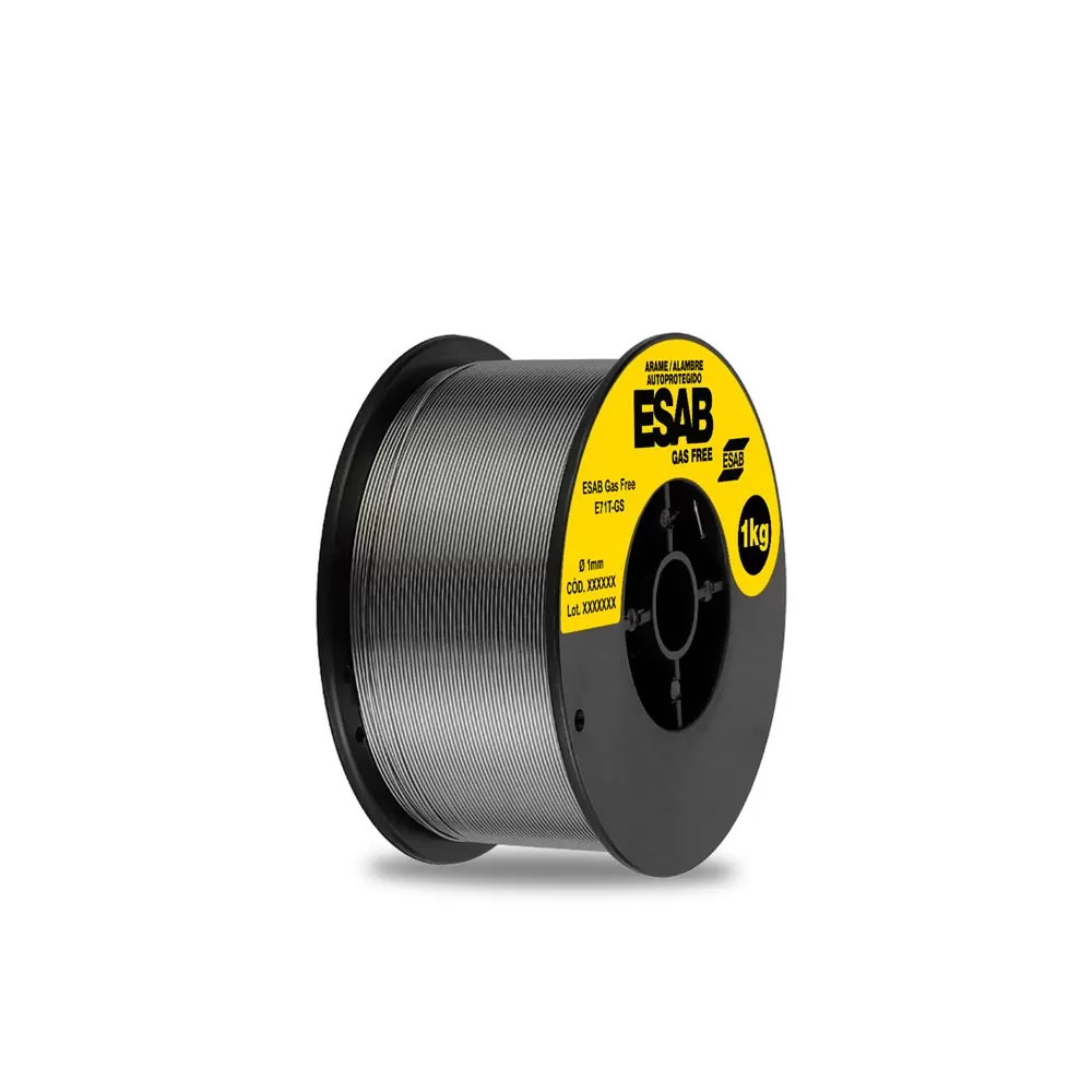 ARAME TUBULAR PARA SOLGA MIG SEM GAS 1,0MM 1KG ESAB GAS FREE - Imagem 2