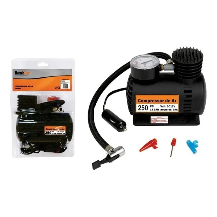 COMPRESSOR DE AR 12V MINI BESTFER BFH1126 - Imagem 2