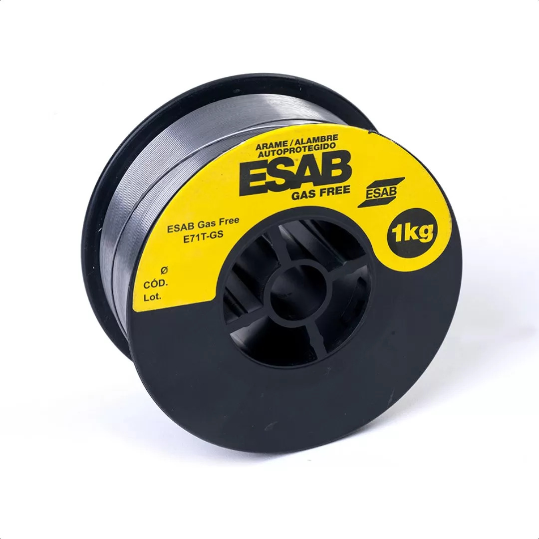 ARAME TUBULAR PARA SOLGA MIG SEM GAS 1,0MM 1KG ESAB GAS FREE