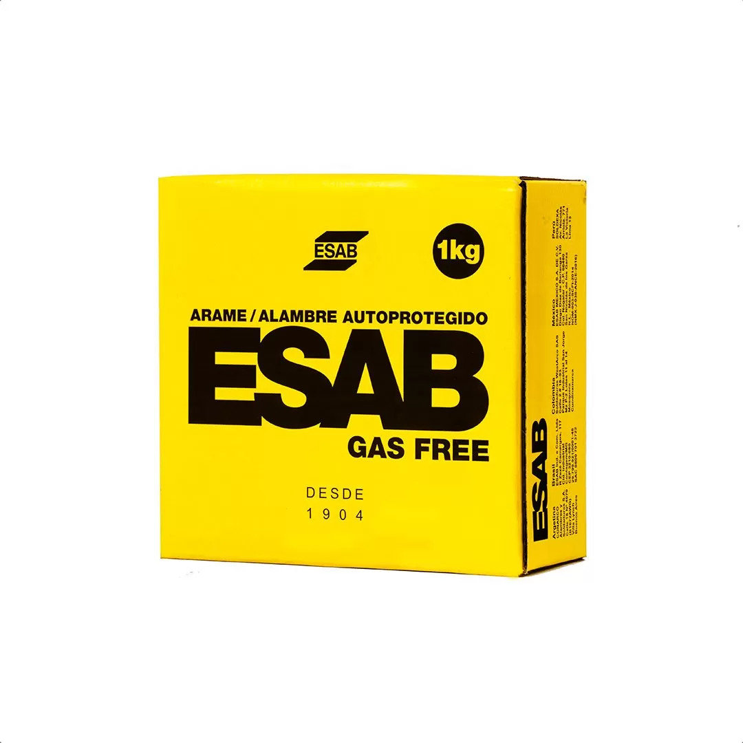 ARAME TUBULAR PARA SOLGA MIG SEM GAS 1,0MM 1KG ESAB GAS FREE - Imagem 3