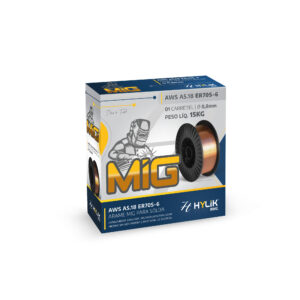 ARAME PARA SOLDA MIG 1,0MM ER70S-6 (15KG) HYLIK BWG-AC100