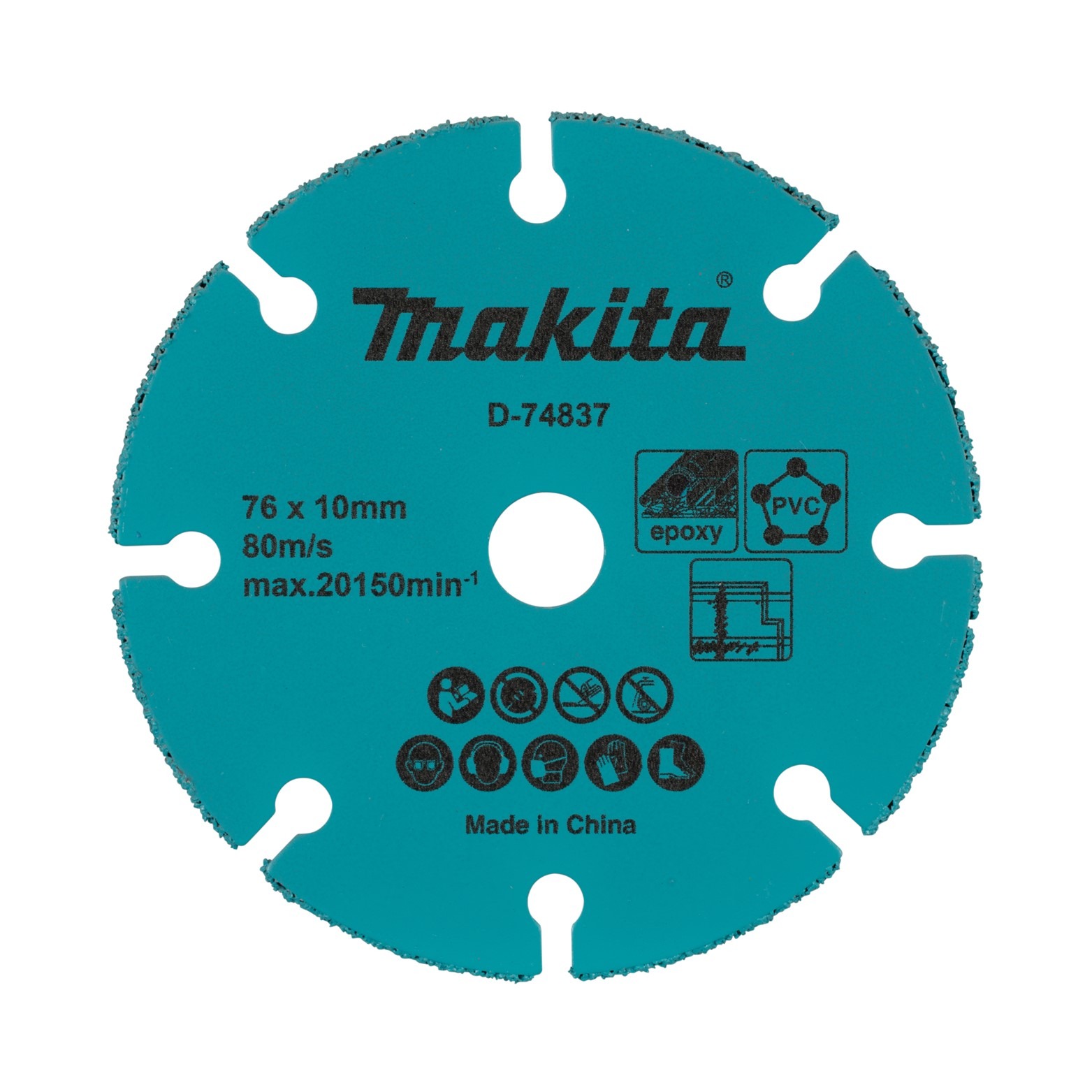DISCO DE TUNGSTENIO 76MM X 10MM MAKITA D-74837
