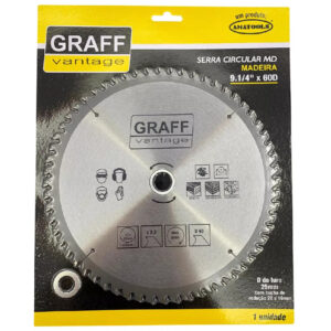 SERRA CIRCULAR MD 9.1/4 60D FURO 25X16X20 GRAFF VANTAGE