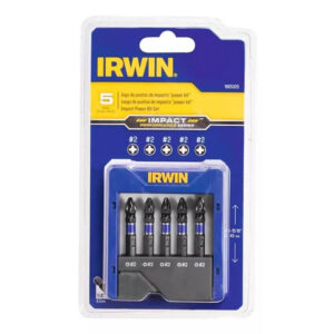 JOGO DE BITS PHILLIPS PH2 POWER IMPACT 5 PEÇAS 1865325 IRWIN