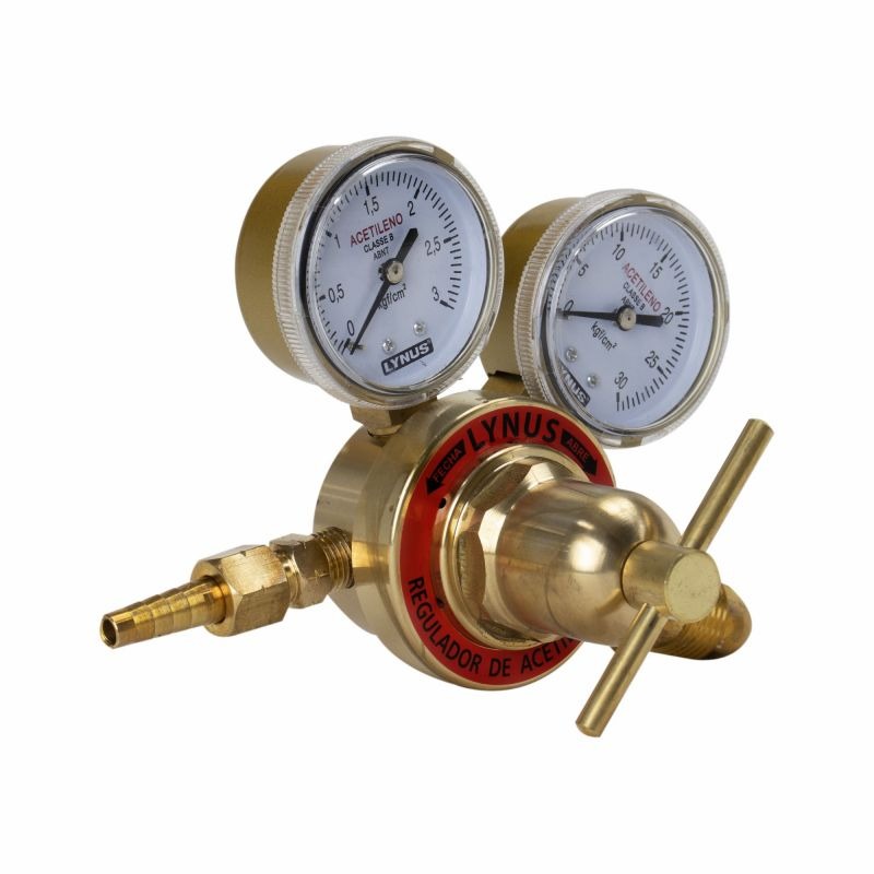 REGULADOR DE PRESSÃO ACETILENO LYNUS - Imagem 3