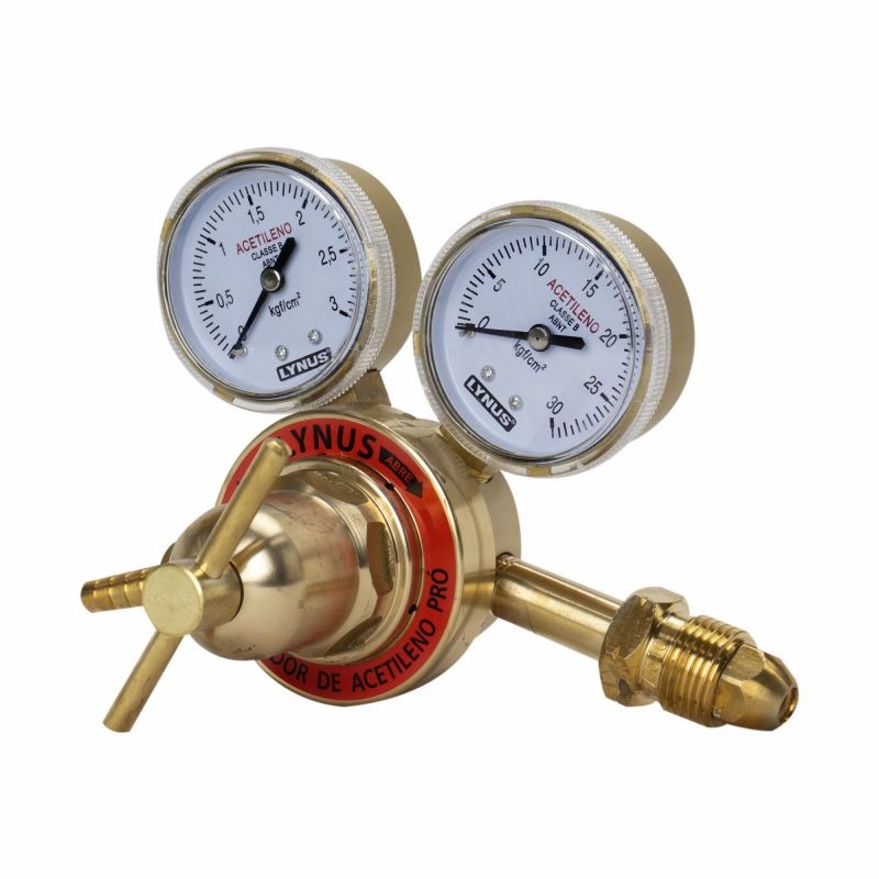 REGULADOR DE PRESSÃO ACETILENO LYNUS - Imagem 2