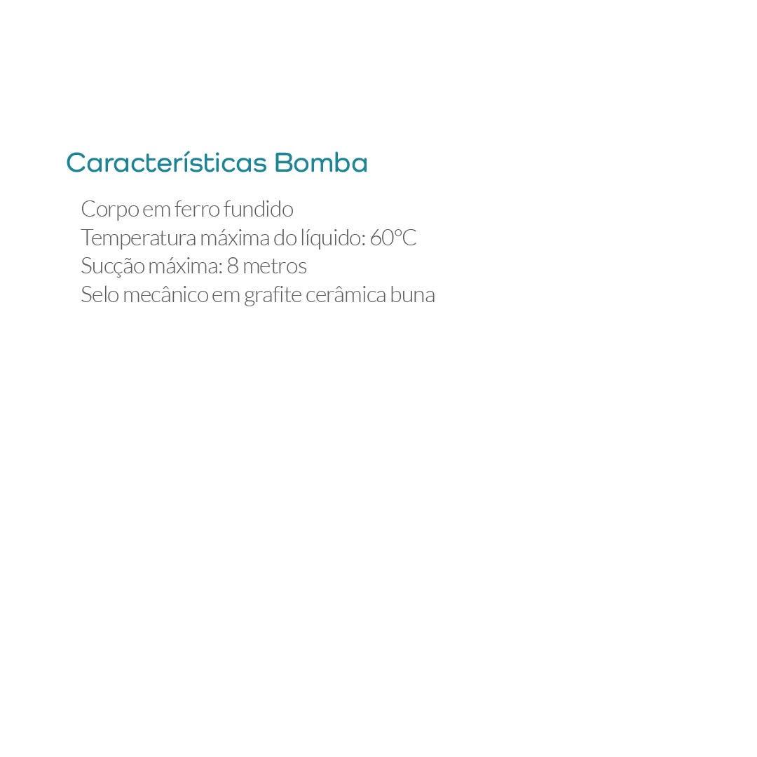 MB PERIFERICA BP60 0,5 HP MON 220V PDR LEPONO - Imagem 4