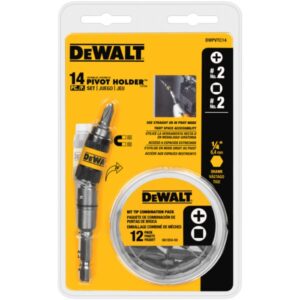 ADAPTADOR ANGULAR P/PARA FUSADEIRA 14PCS DEWALT DWPVTC14