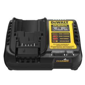 CARREGADOR DE BATERIA 12-20V LI-ON 4AH BIV DEWALT DCB1104-BR