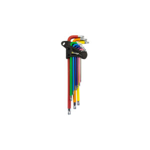 JG CH TORX COLORS ABAULADAS EXTRA LONGAS EM CRV C/ 9 PCS COLORIDA TITANIUM