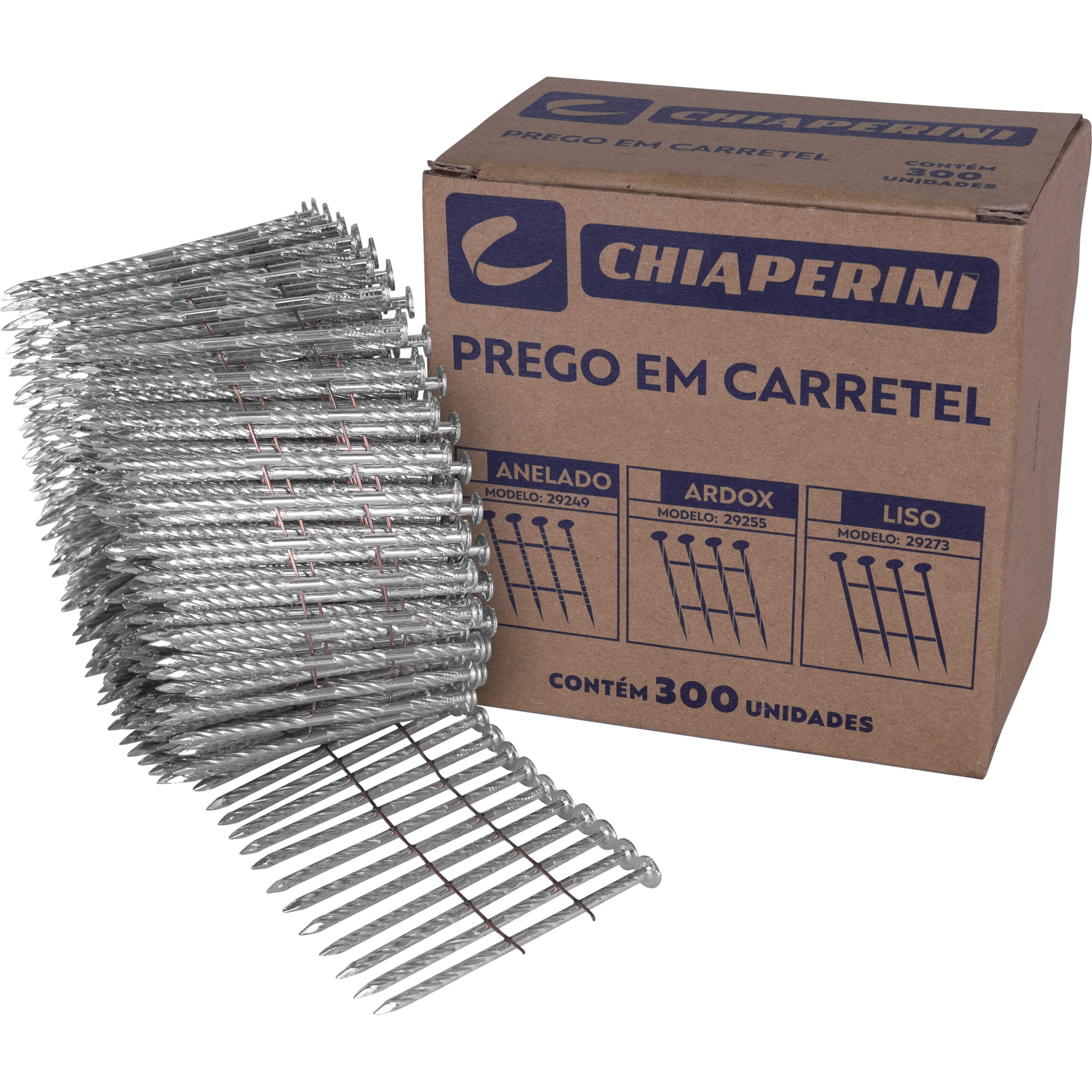 PREGO ARDOX EM CARRETEL 2.5 X 50MM UNITARIO CHIAPERINI